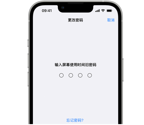 浑南iPhone屏幕维修分享iPhone屏幕使用时间密码忘记了怎么办 