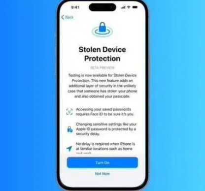 浑南苹果授权维修店分享被盗设备保护功能开启方法 