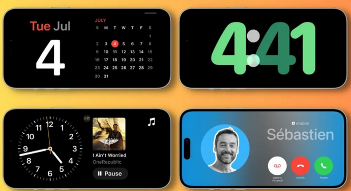 浑南苹果手机维修分享iOS17横屏充电待机显示有什么好处 