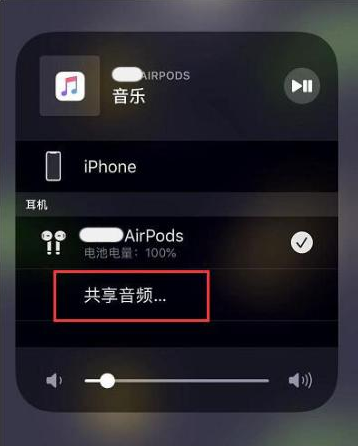 浑南苹果14音频维修点分享iPhone14音频共享设置方法 